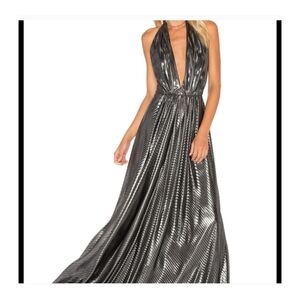 Jill Stuart Silver Gown